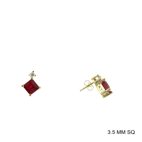 Ruby Earrings - 002-210-01496